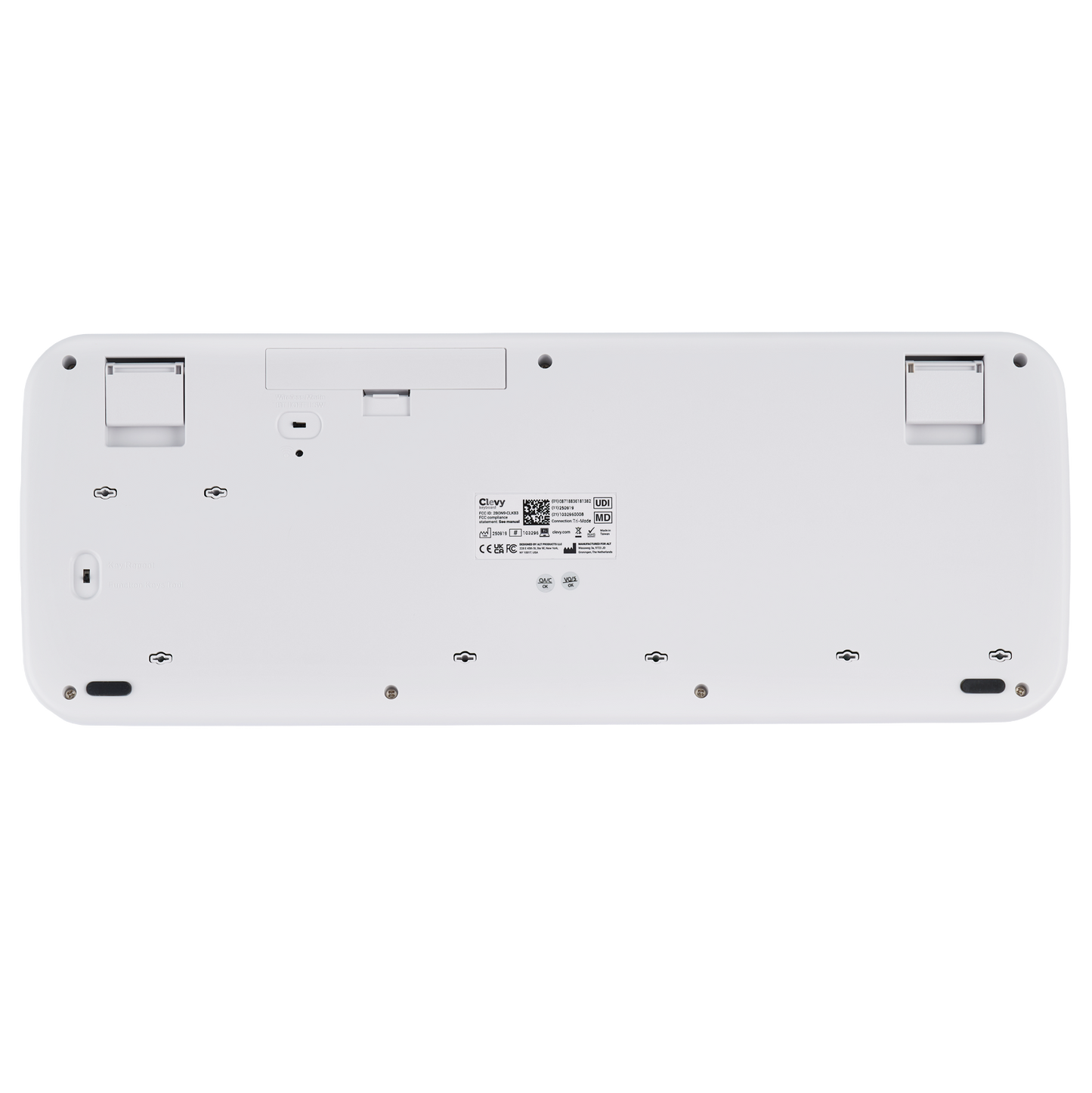 Clevy Contrast Keyboard 3 - Kontrast-Tastatur Unterseite