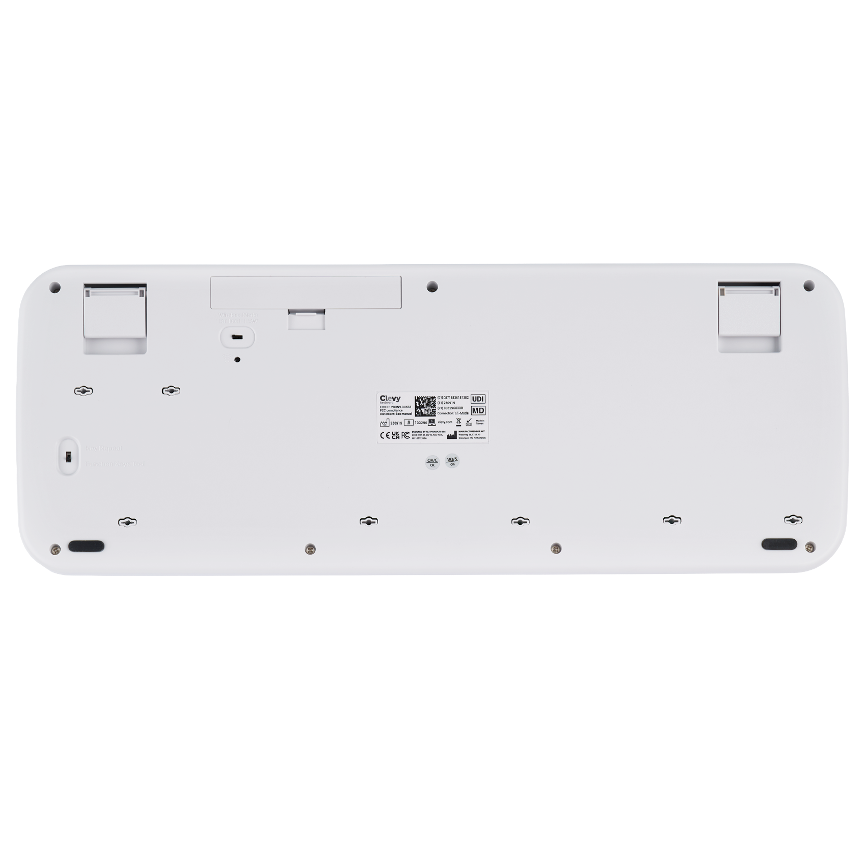 Clevy Contrast Keyboard 3 - Kontrast-Tastatur Unterseite