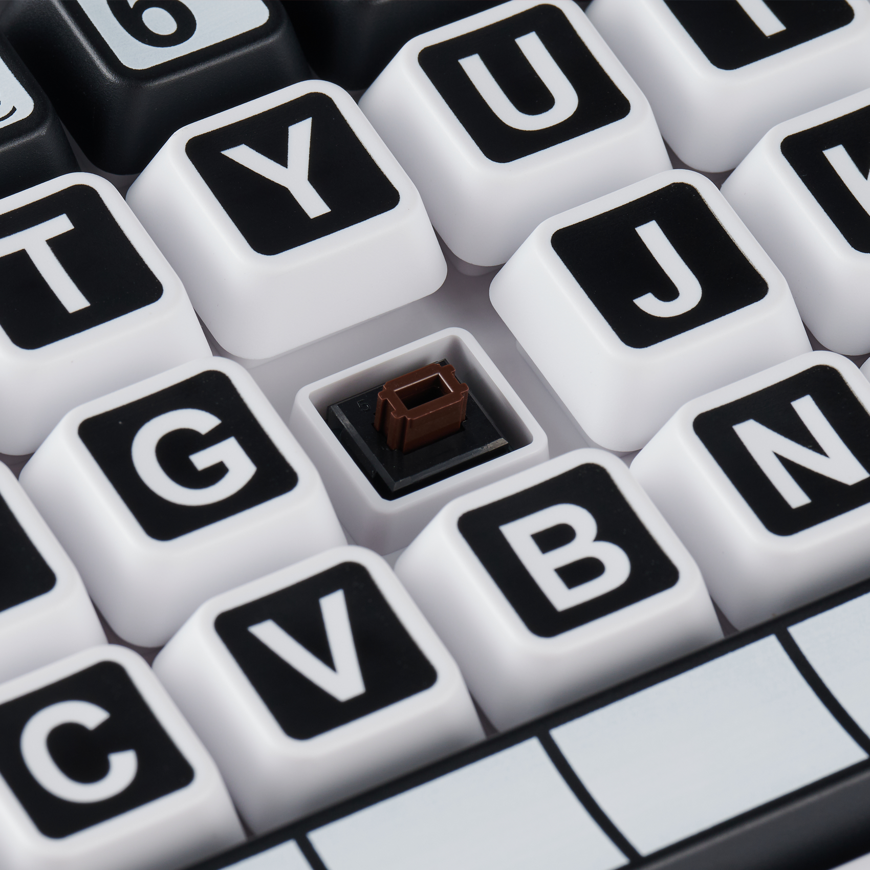 Clevy Contrast Keyboard 3 - Kontrast-Tastatur Tastenaufbau