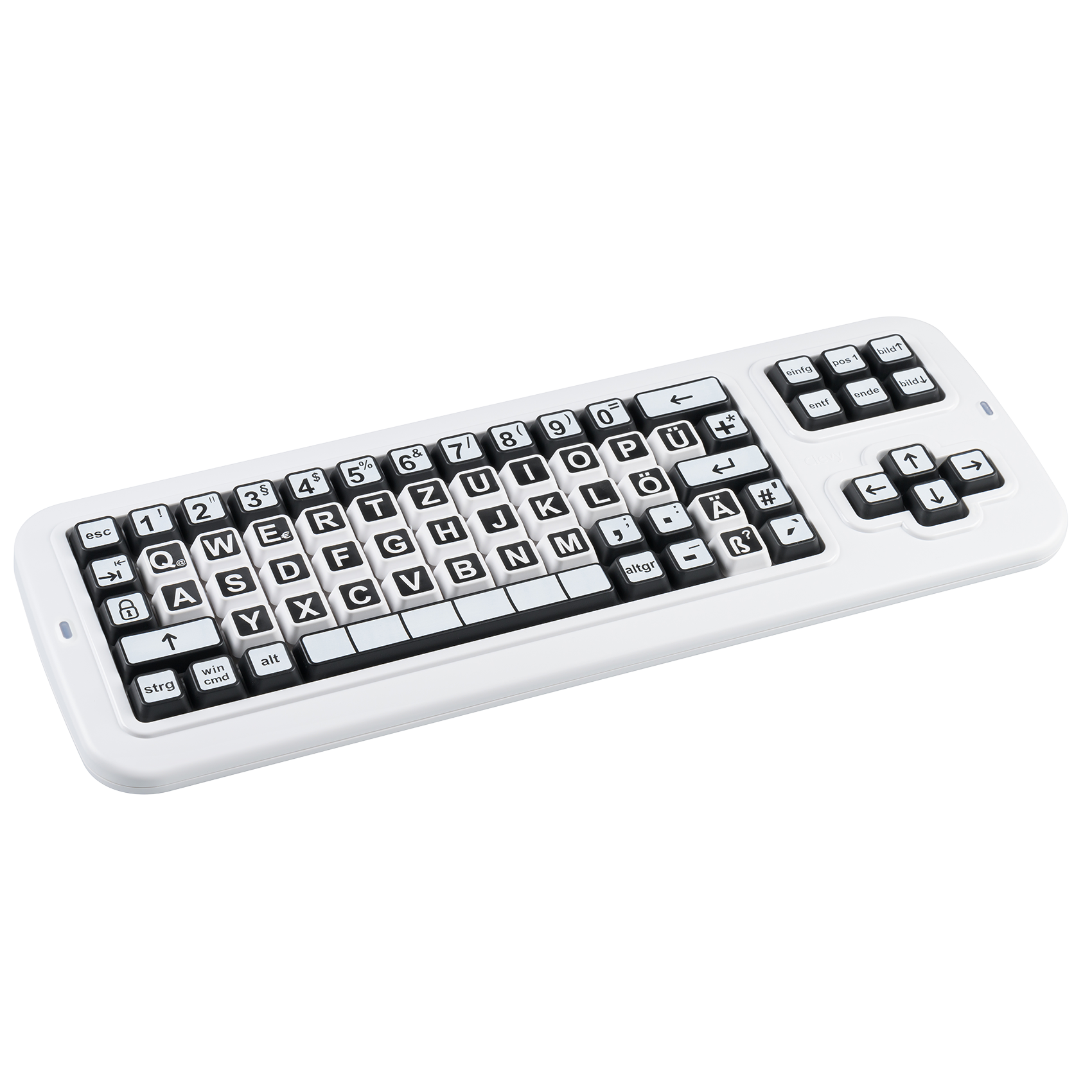Clevy Contrast Keyboard 3 - Kontrast-Tastatur