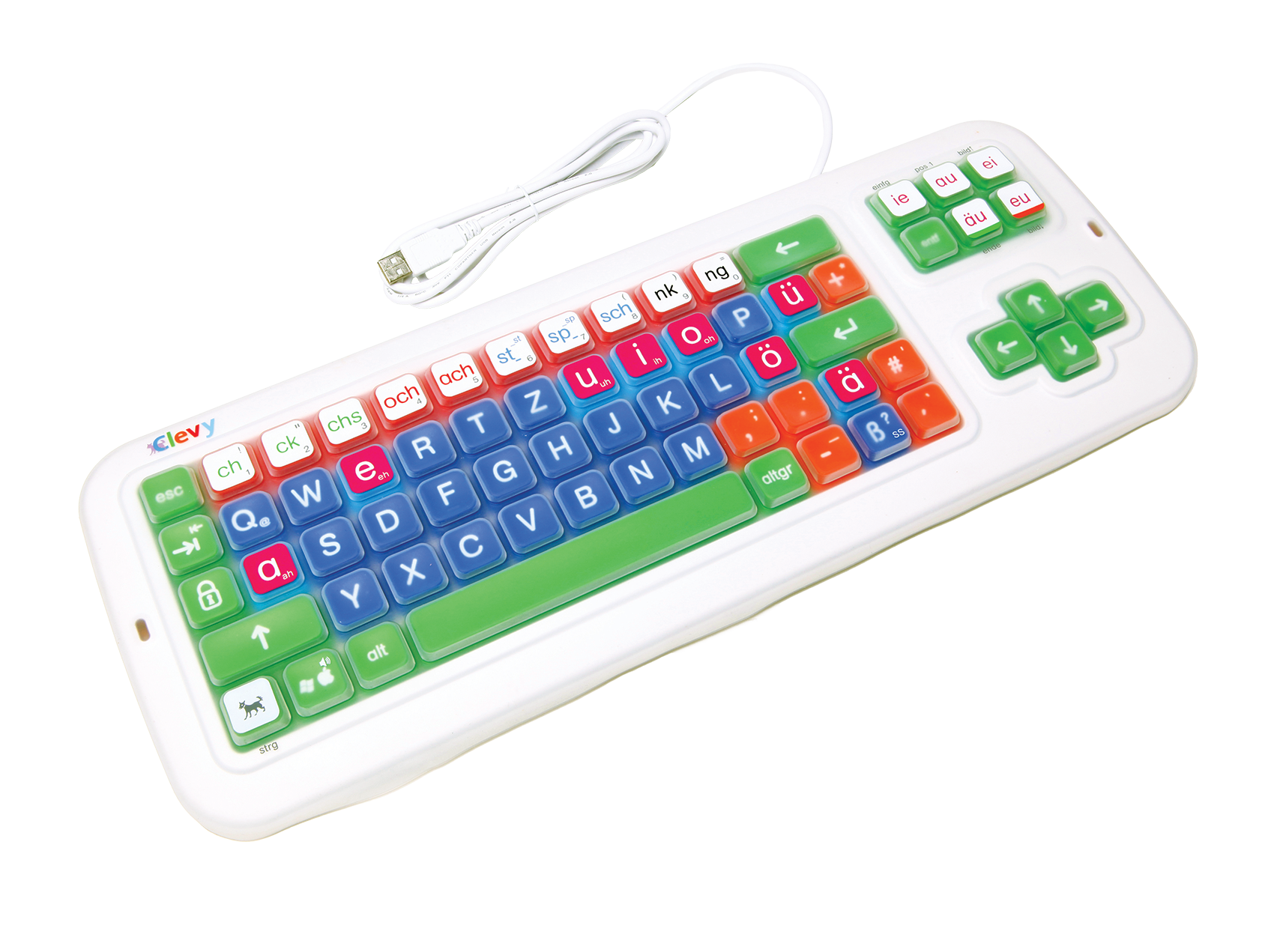Clevy Dyscover auf Tastatur 2