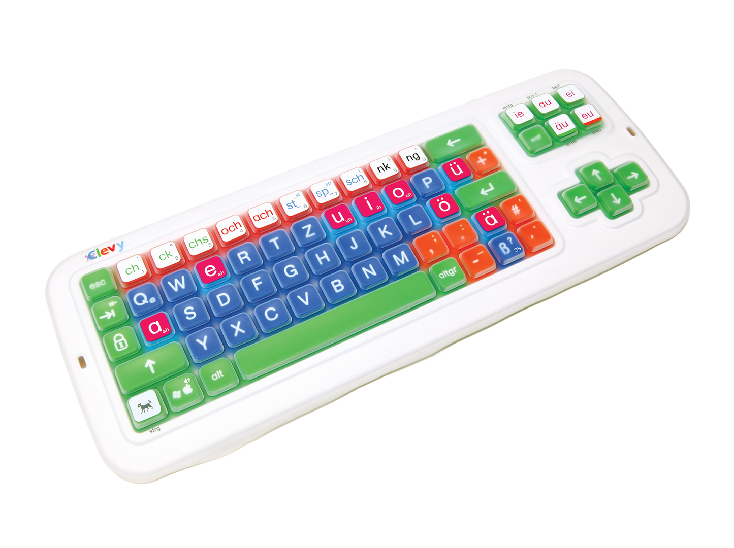 Clevy Dyscover auf Tastatur