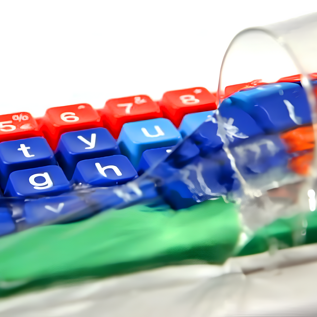 Clevy Keyboard 3 - Wasserdicht (Wasser über Tastatur ausgekippt)