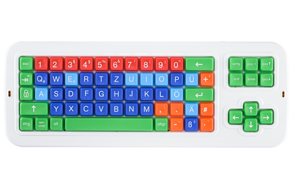 Clevy Keyboard Kinder-Tastatur – Robuste Lern-Tastatur mit großen Tasten