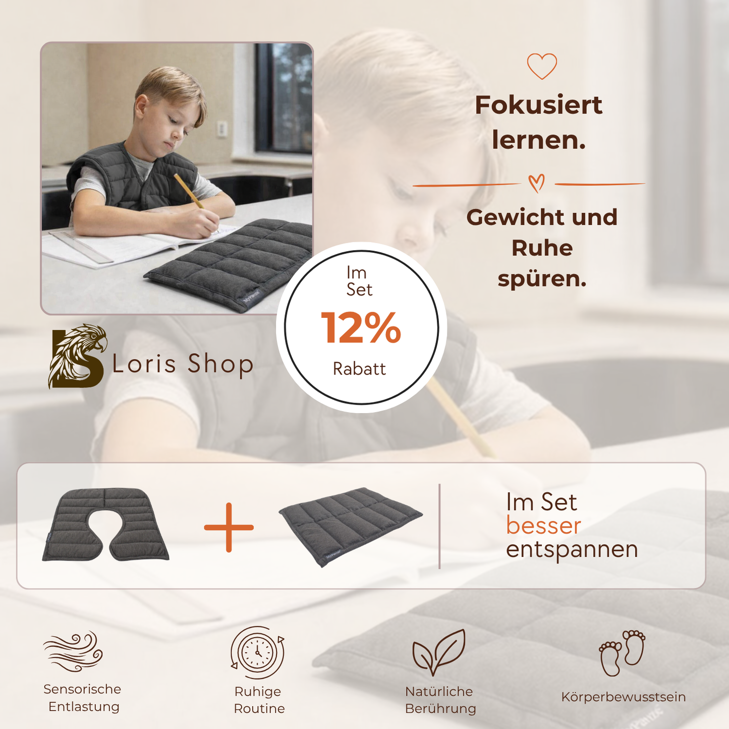 Bundle Bild mit Gewichtsdecken