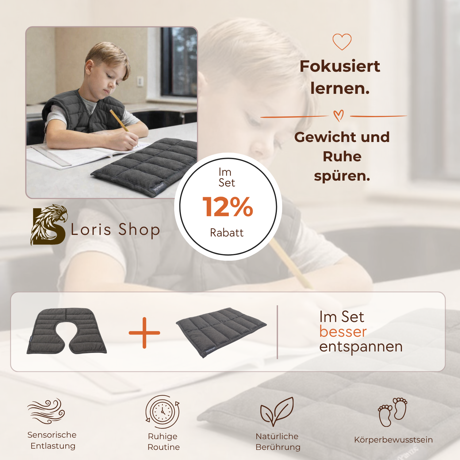 Bundle Bild mit Gewichtsdecken