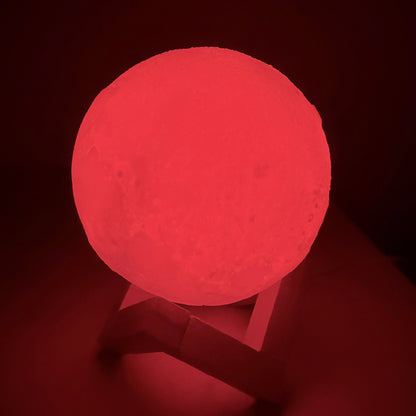 Kugel leuchtet rot