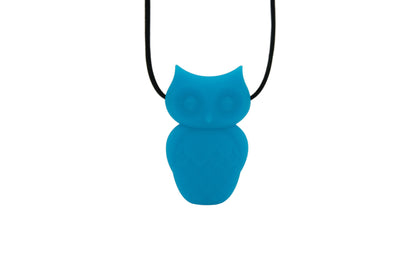 Kaukette Eule blau