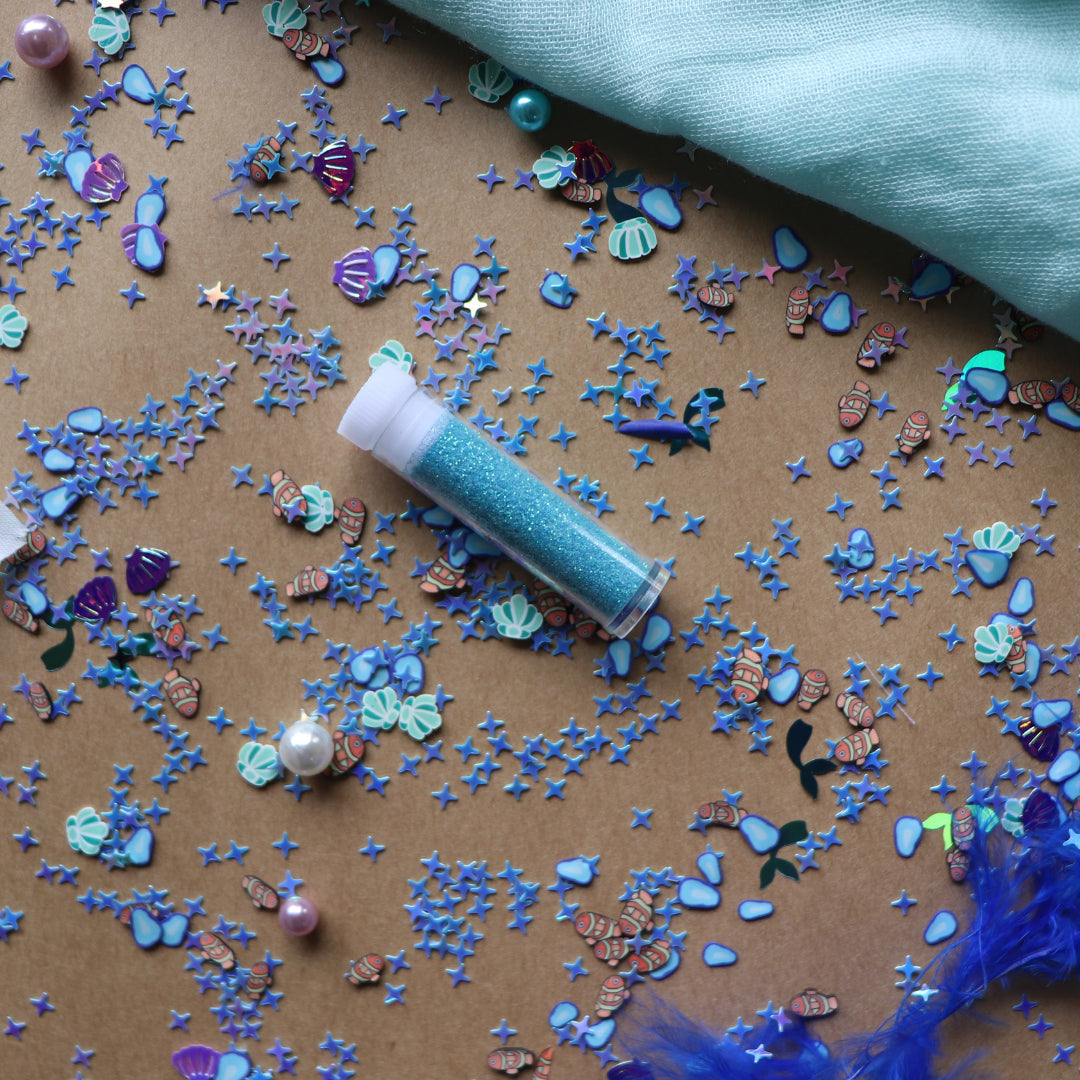 DIY Calm Down Bottle Nachfüllset - Ocean Beispielbild