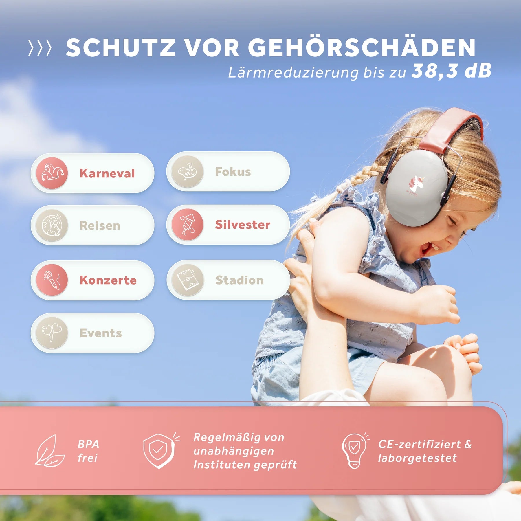 Kopfhörer mit Beschreibung