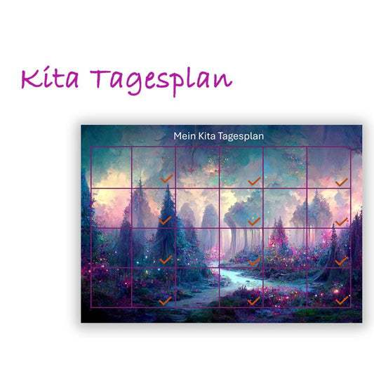 Kita Tagesplan - Zauberwald