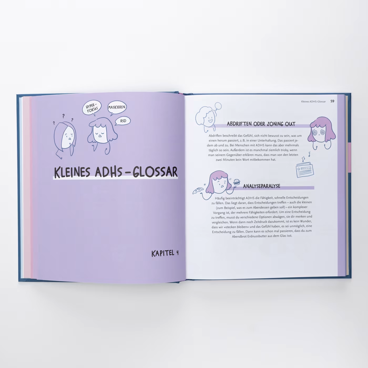 Buchseite Kleines ADHS Glossar