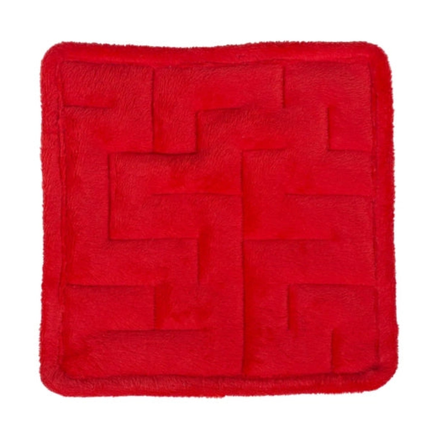 rotes Plüsch Murmellabyrinth