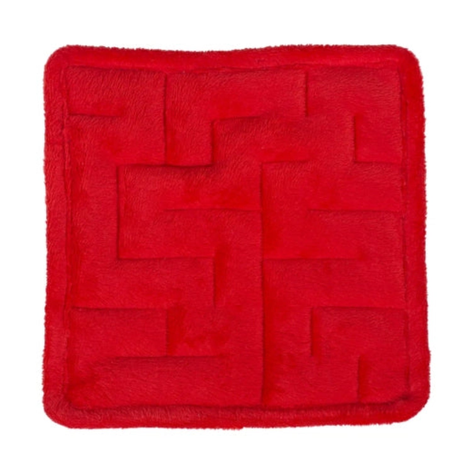 rotes Plüsch Murmellabyrinth