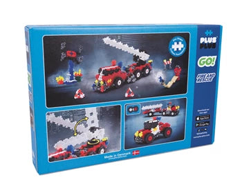 Plus-Plus 500 Kreativ Bausteine Feuerwehr - Rückseite