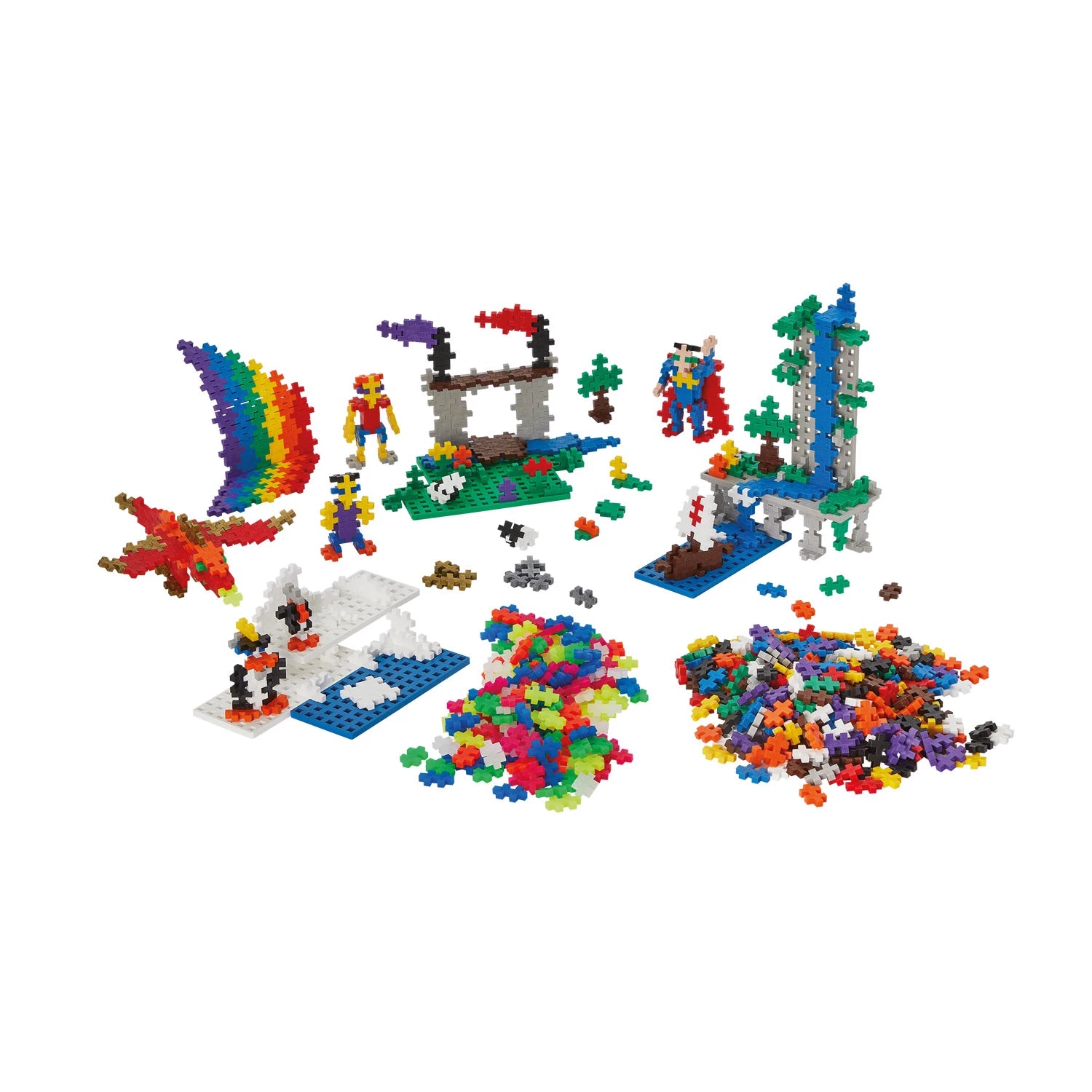 Plus-Plus Kreativ-Bausteine Basic Super Set - Übersicht 2