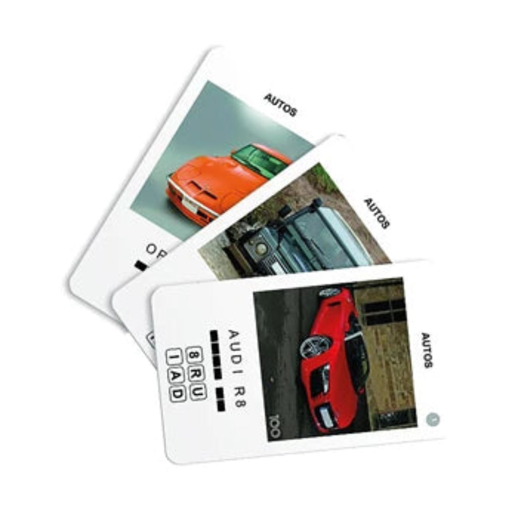 Rätselspiel Autos von 100 Pics - Karten