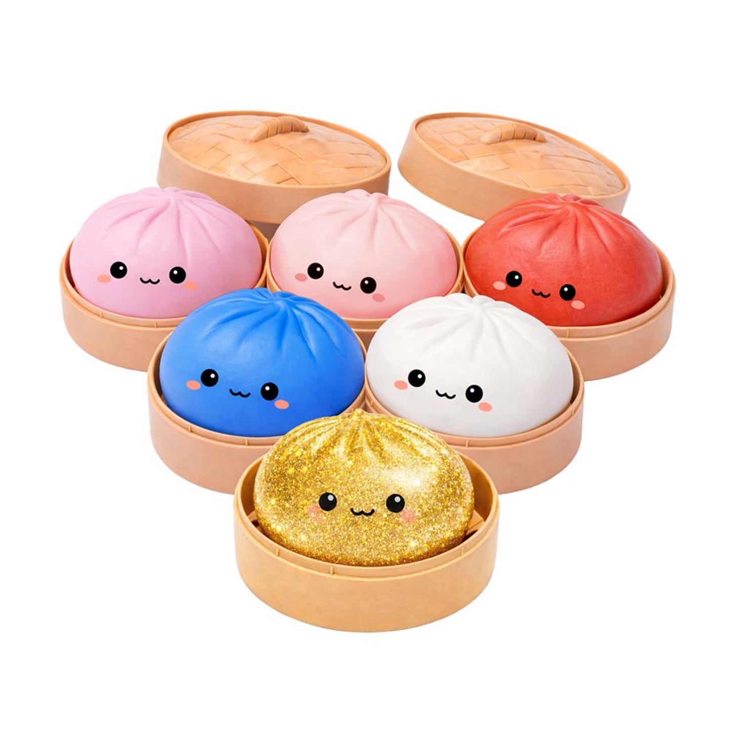 Verschieden Farben der Lucky Bao