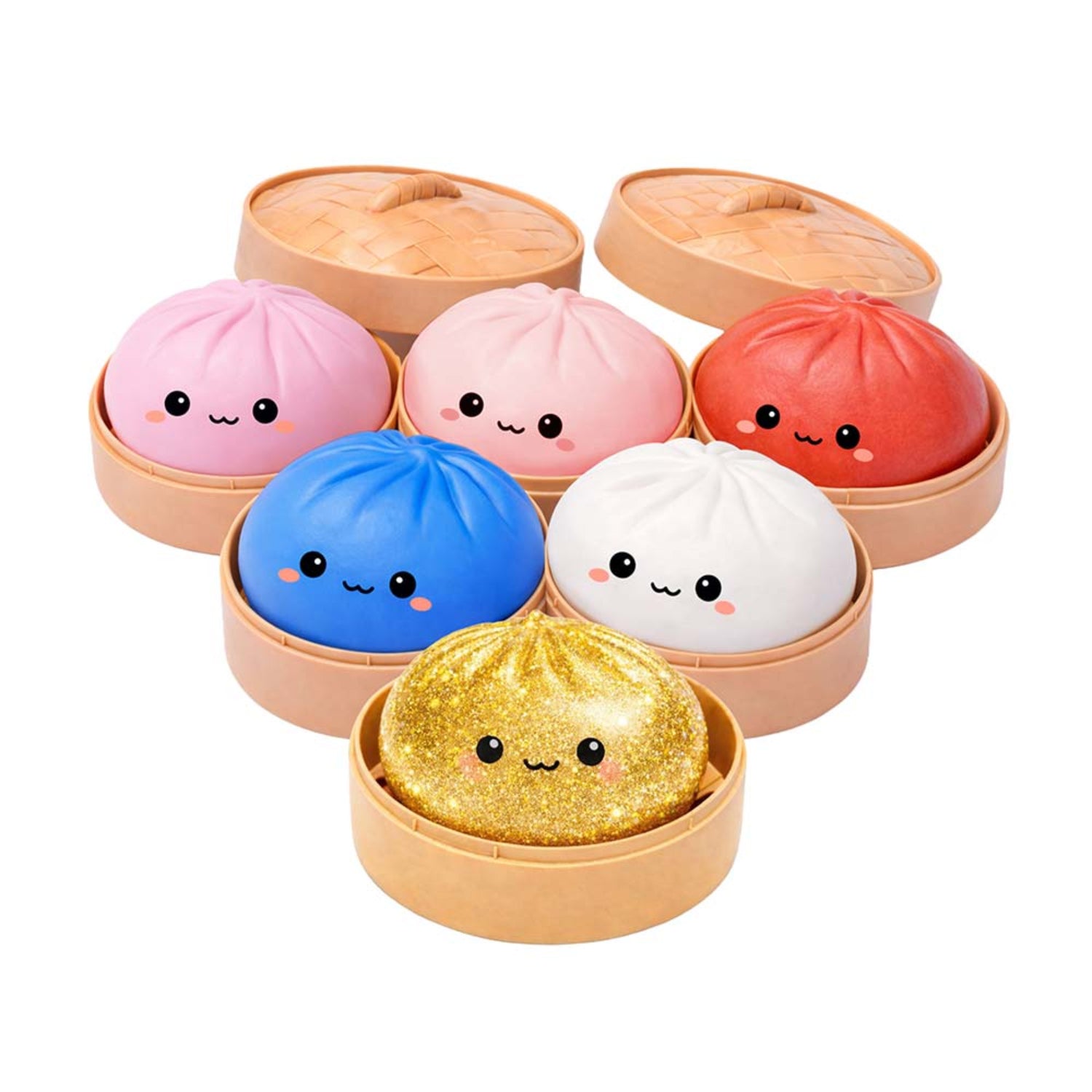 Verschieden Farben der Lucky Bao