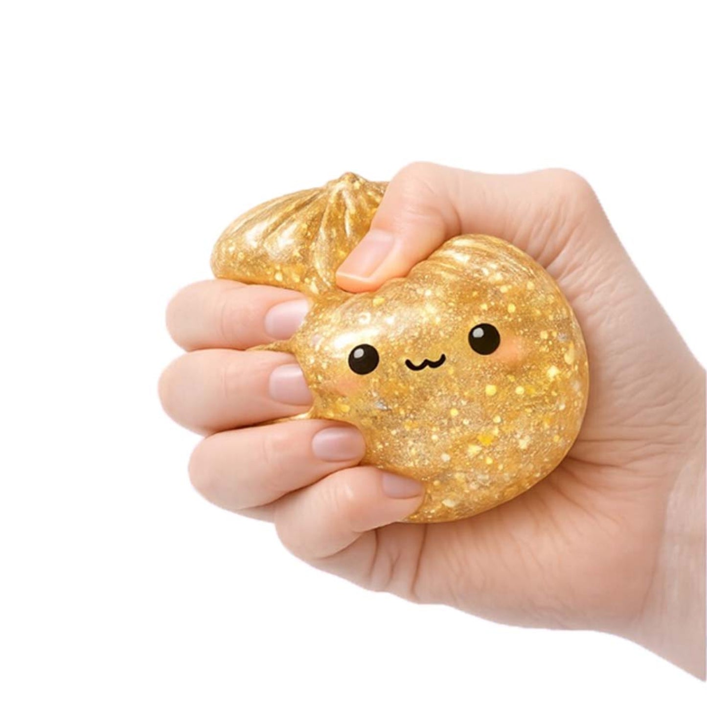 Goldener Lucky Bao wird gedrückt