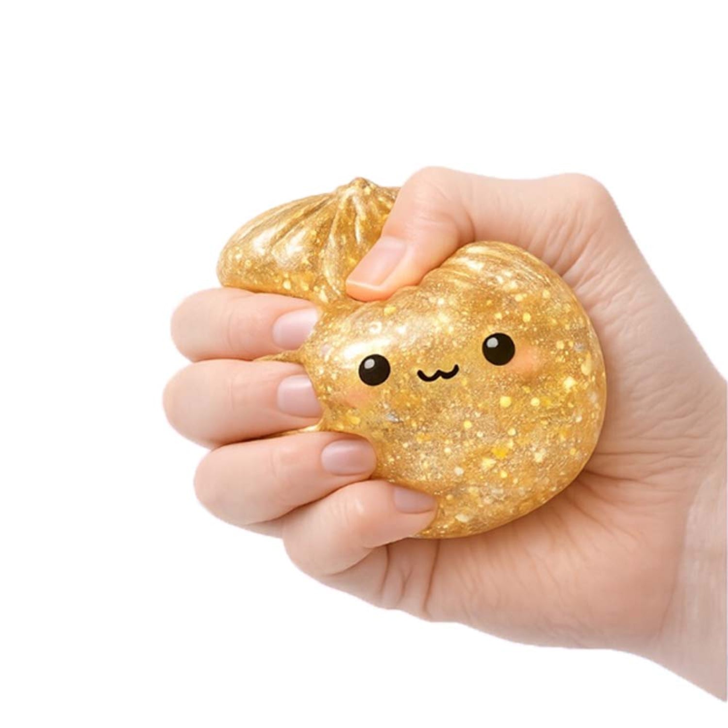 Goldener Lucky Bao wird gedrückt