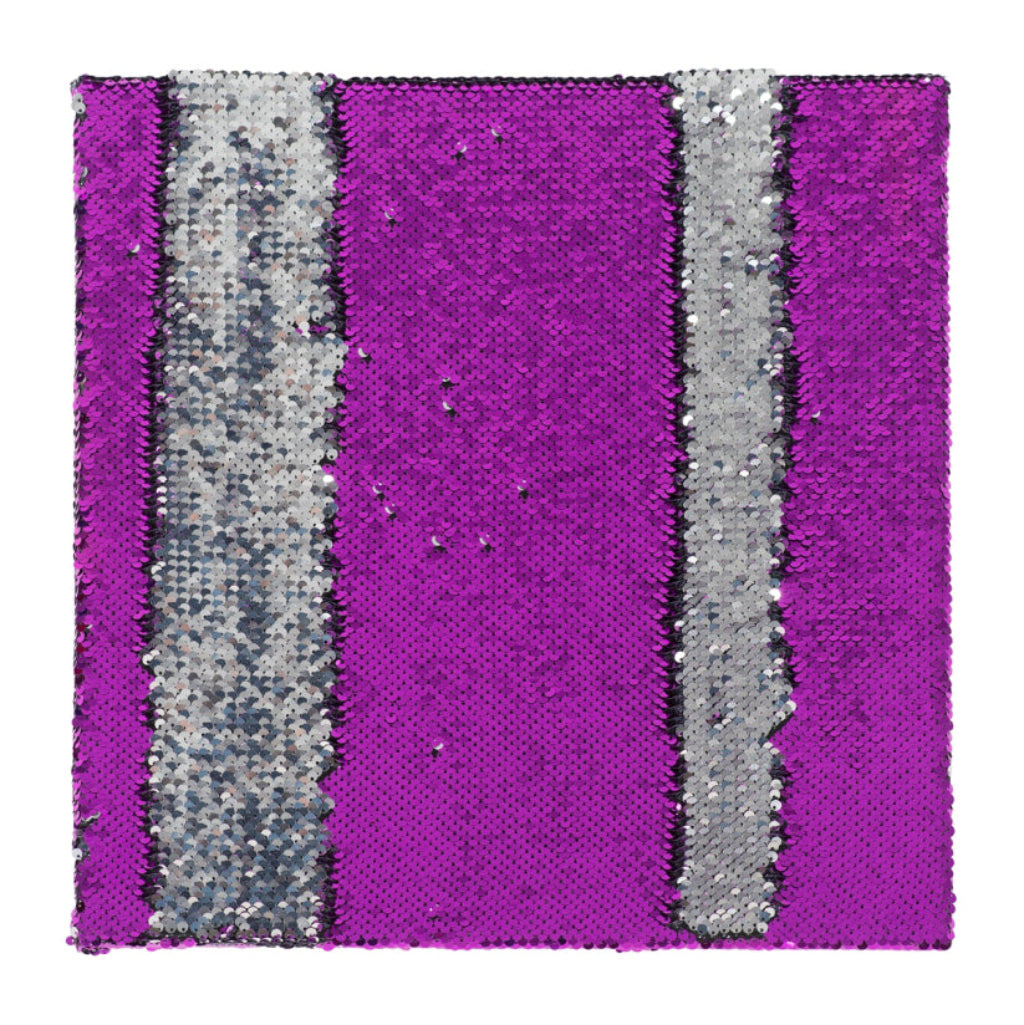 Sensorische Paillettentafel - Pink Silber