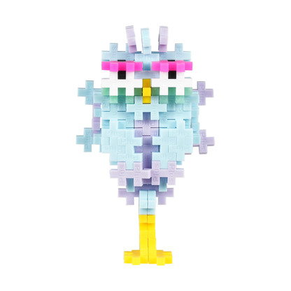 gebauter blauer Vogel