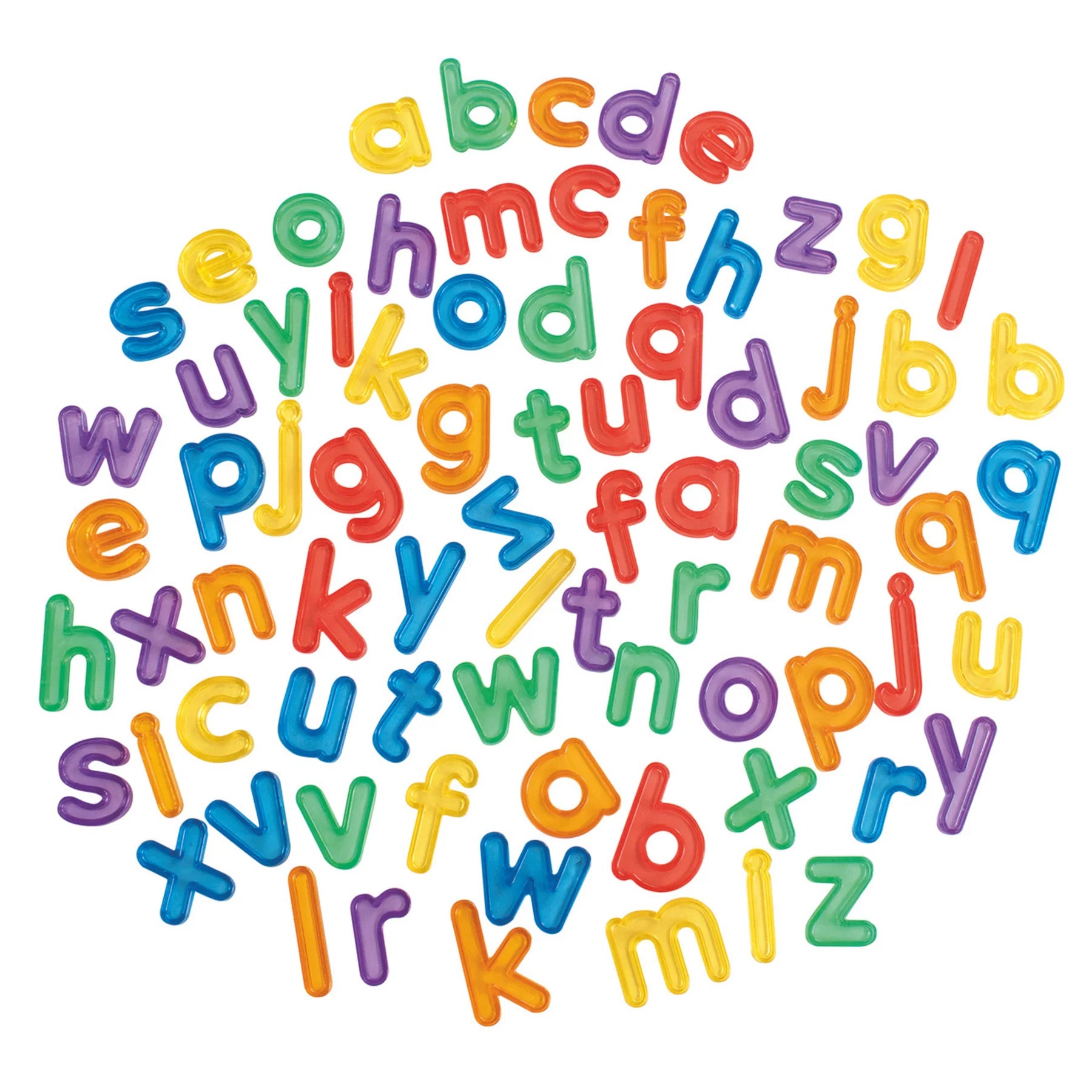 alle bunten Buchstaben