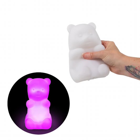 Teddy Lampe, Hand drückt Lampe