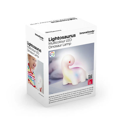 Lightosaurus – Multicolor LED-Dinosaurierlampe – Sanfte Lichtfreude & Ruhe