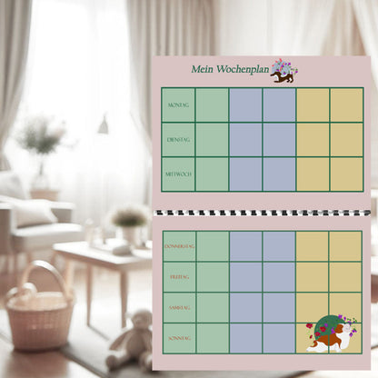 Wochenplan für Kinder - Yogahunde - 2 -