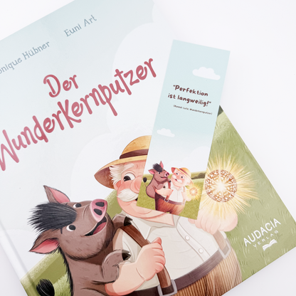 Nahaufnahme Cover mit Lesezeichen