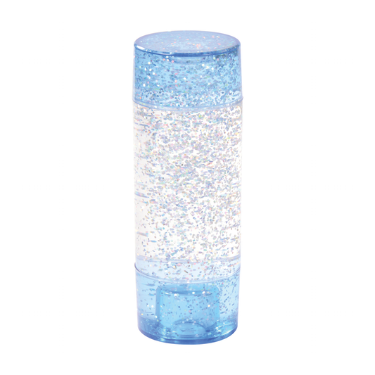 blaue Glitterröhre