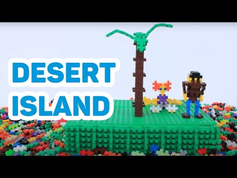 Plus-Plus Kreativ-Bausteine Video - Desert Island