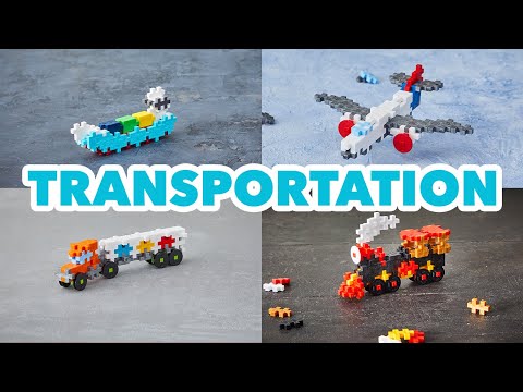 Plus-Plus Transportation - Stop Motion video