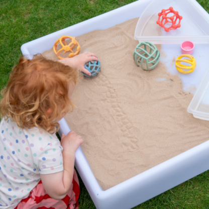 Foto von oben auf das Kind